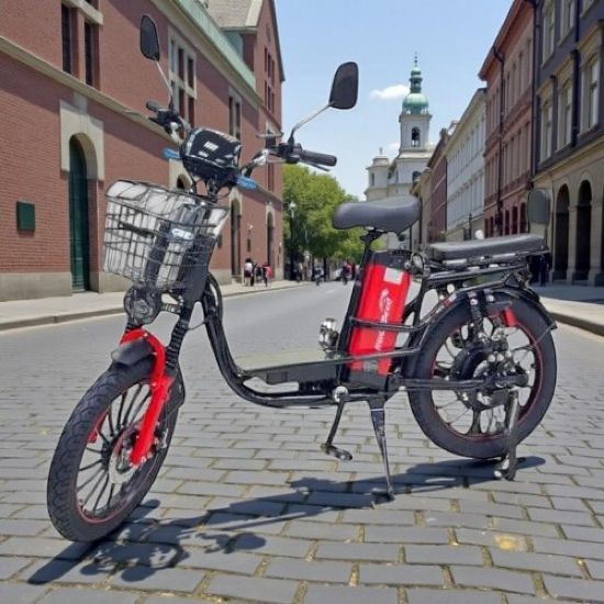 صورة دراجة كهربائية رائعة بتصميم عصري